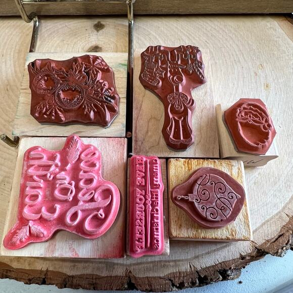 Rubber Stamp Christmas Mixed Lot - Picture 6 of 6